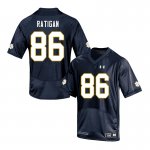 Notre Dame Fighting Irish Men's Conor Ratigan #86 Navy Under Armour Authentic Stitched College NCAA Football Jersey QNT8099PX